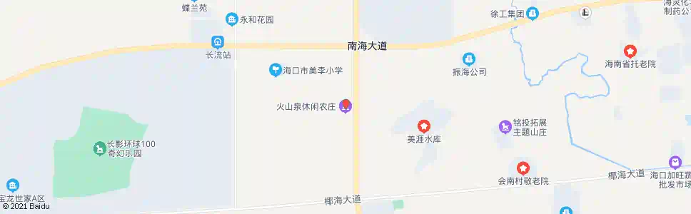 海口火山泉休闲农庄_公交站地图_海口公交_妙搜公交查询2025