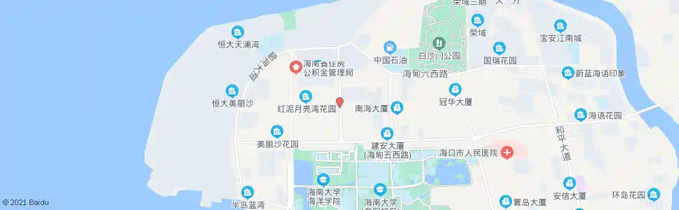 海口万恒路_公交站地图_海口公交_妙搜公交查询2025