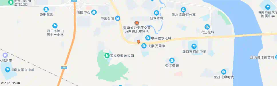 海口儒传村_公交站地图_海口公交_妙搜公交查询2025