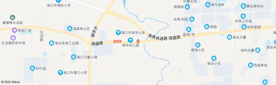 海口长东村_公交站地图_海口公交_妙搜公交查询2025