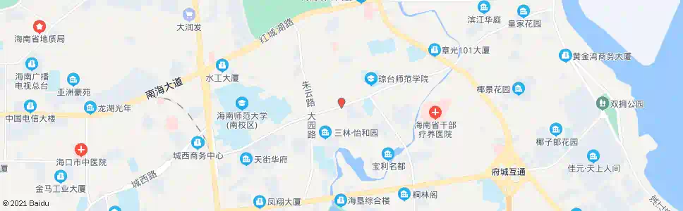 海口培龙市场_公交站地图_海口公交_妙搜公交查询2025