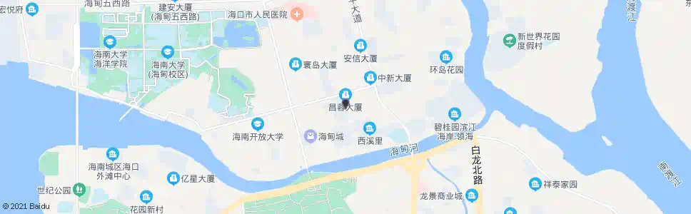 海口海达一横路_公交站地图_海口公交_妙搜公交查询2025