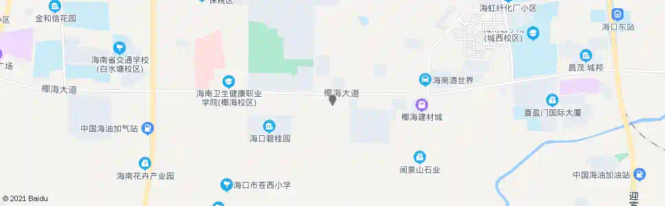 海口椰海港昌物流站_公交站地图_海口公交_妙搜公交查询2025