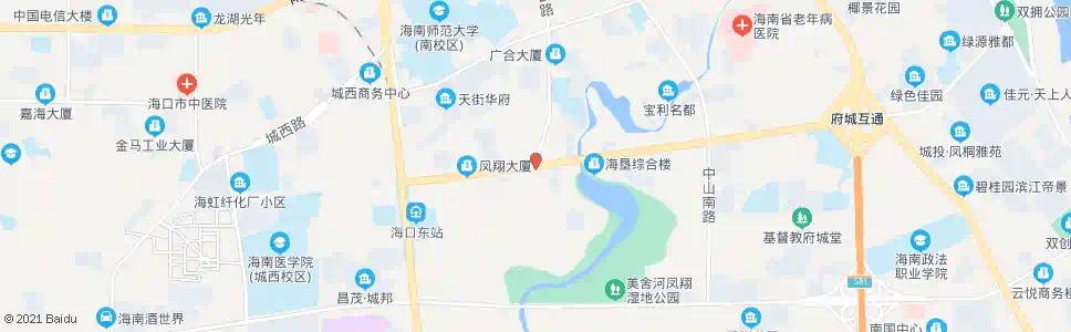 海口丁村路口_公交站地图_海口公交_妙搜公交查询2025