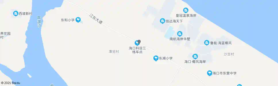 海口后排村_公交站地图_海口公交_妙搜公交查询2025