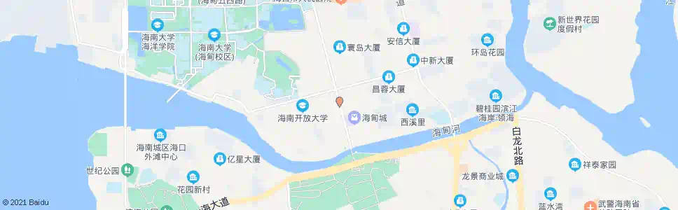 海口人民天桥_公交站地图_海口公交_妙搜公交查询2025