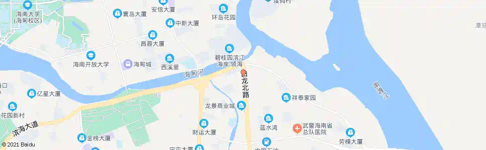 海口白龙建材城_公交站地图_海口公交_妙搜公交查询2025