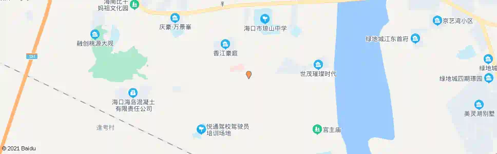 海口省戒毒所_公交站地图_海口公交_妙搜公交查询2025