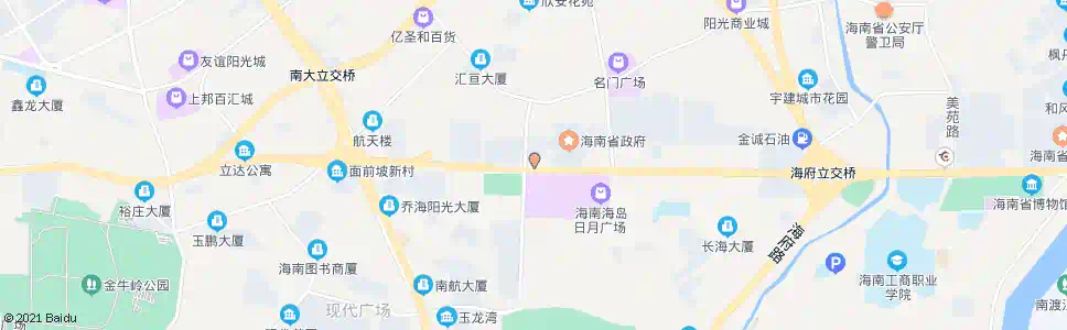 海口日月广场_公交站地图_海口公交_妙搜公交查询2025