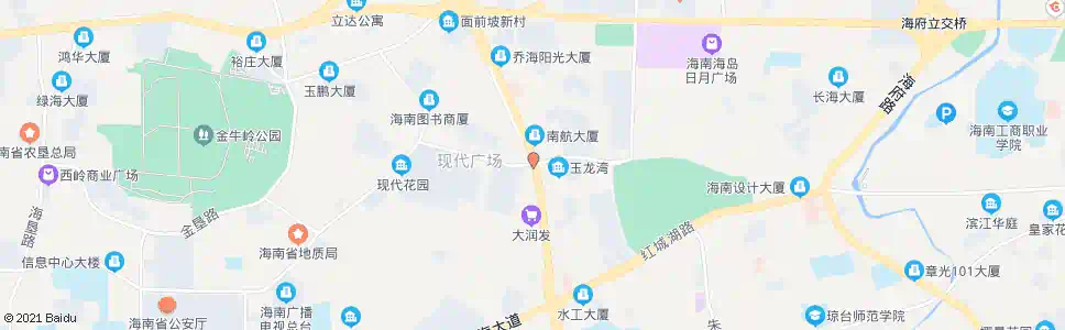 海口海德路_公交站地图_海口公交_妙搜公交查询2025