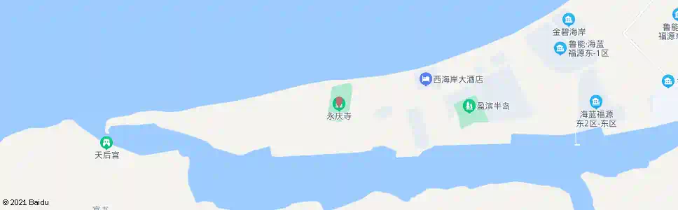 海口盈滨半岛永庆寺_公交站地图_海口公交_妙搜公交查询2025