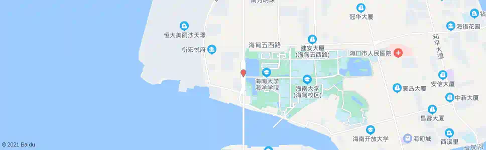 海口甸昆小区_公交站地图_海口公交_妙搜公交查询2025