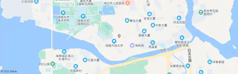海口三路市场_公交站地图_海口公交_妙搜公交查询2025
