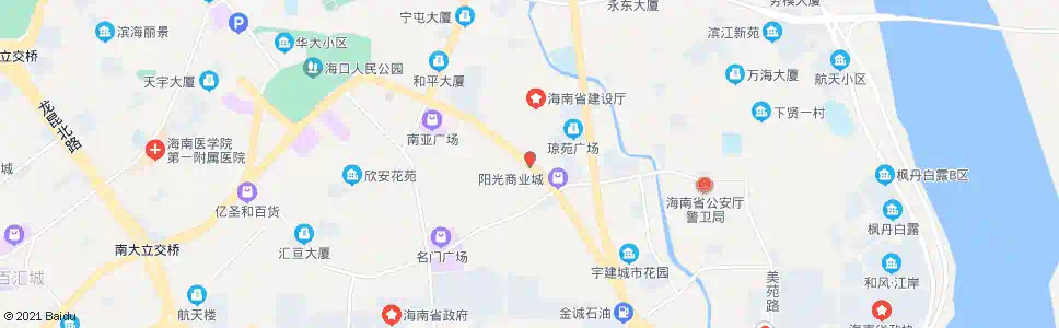 海口省琼剧院_公交站地图_海口公交_妙搜公交查询2025