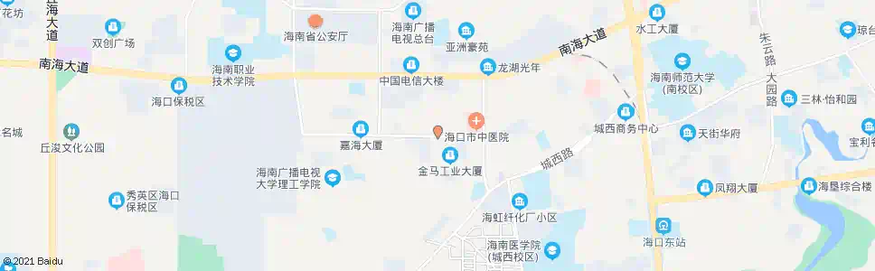 海口海南日报社_公交站地图_海口公交_妙搜公交查询2025