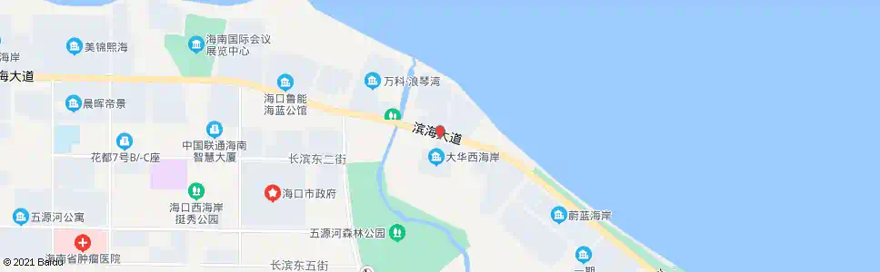 海口黄金海岸_公交站地图_海口公交_妙搜公交查询2025