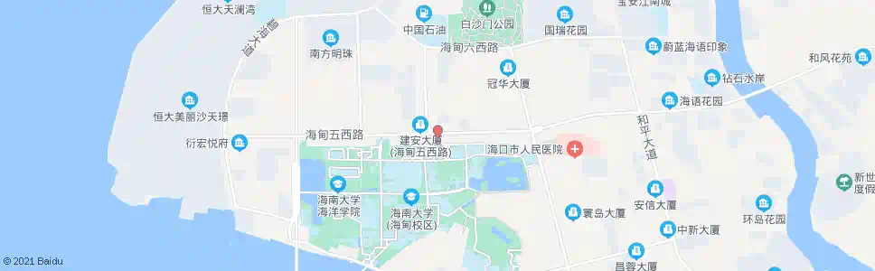 海口怡心路口_公交站地图_海口公交_妙搜公交查询2025