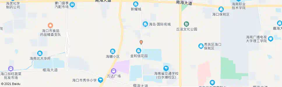 海口文博府_公交站地图_海口公交_妙搜公交查询2025