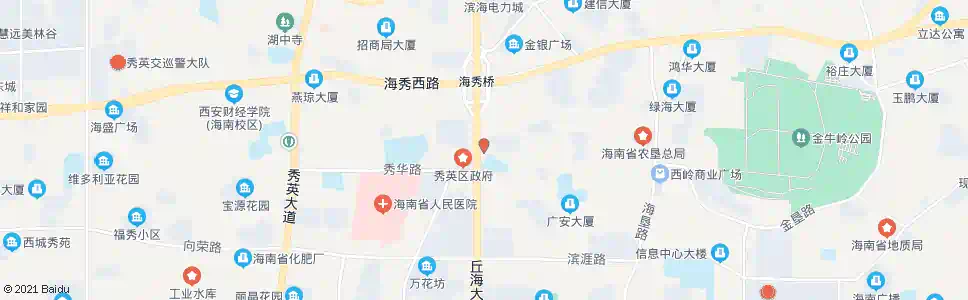 海口市规划局秀英分局_公交站地图_海口公交_妙搜公交查询2025