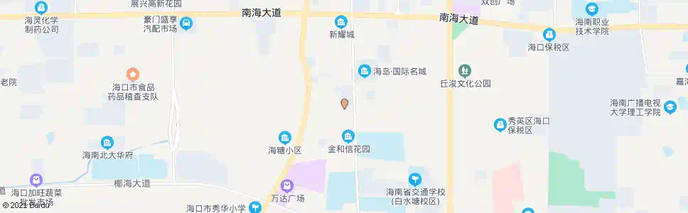 海口富康路_公交站地图_海口公交_妙搜公交查询2025