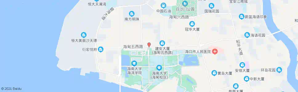 海口万福新村_公交站地图_海口公交_妙搜公交查询2025