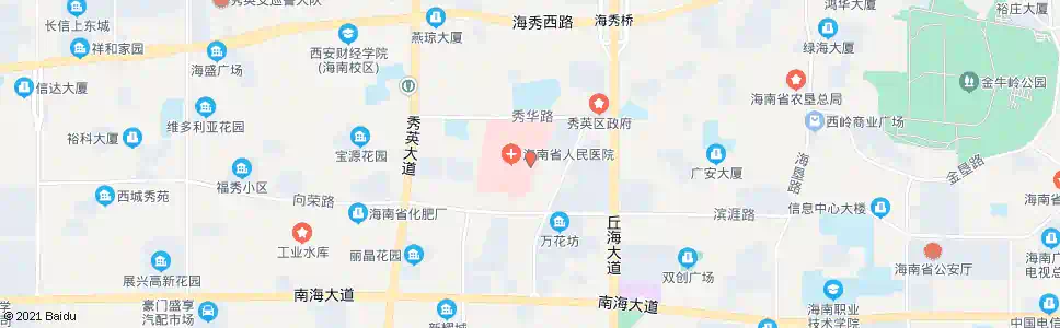 海口海南眼科医院_公交站地图_海口公交_妙搜公交查询2025