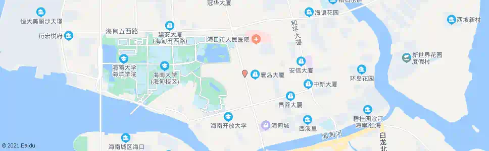 海口甸花新村_公交站地图_海口公交_妙搜公交查询2025
