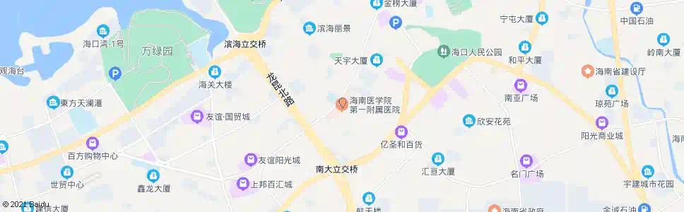 海口省医学院附属医院_公交站地图_海口公交_妙搜公交查询2025