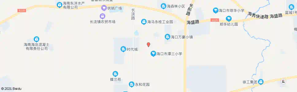 海口海马二期工业园_公交站地图_海口公交_妙搜公交查询2025