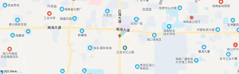 海口罗牛山市场_公交站地图_海口公交_妙搜公交查询2025