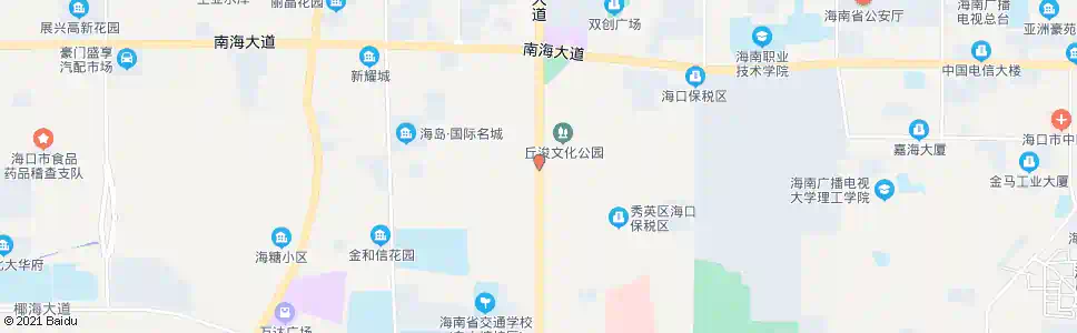 海口海口肉联厂_公交站地图_海口公交_妙搜公交查询2025