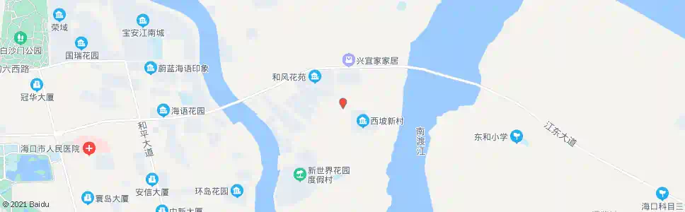 海口新港边防分局_公交站地图_海口公交_妙搜公交查询2025