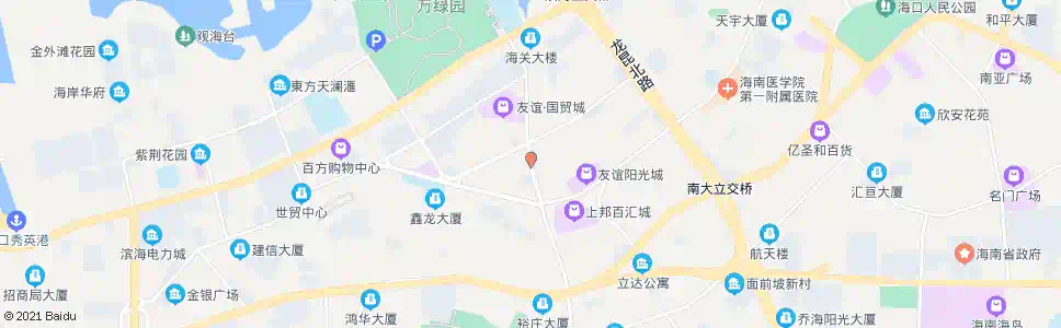 海口富豪大厦_公交站地图_海口公交_妙搜公交查询2025