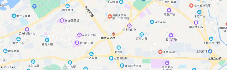 海口北方大厦_公交站地图_海口公交_妙搜公交查询2025