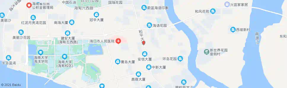 海口碧海云天_公交站地图_海口公交_妙搜公交查询2025