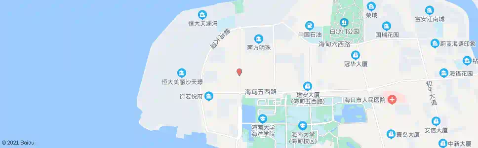 海口世纪大道_公交站地图_海口公交_妙搜公交查询2025