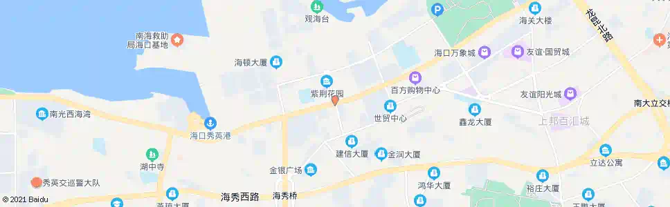 海口君华海逸酒店_公交站地图_海口公交_妙搜公交查询2025