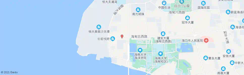 海口丽海云霞_公交站地图_海口公交_妙搜公交查询2025