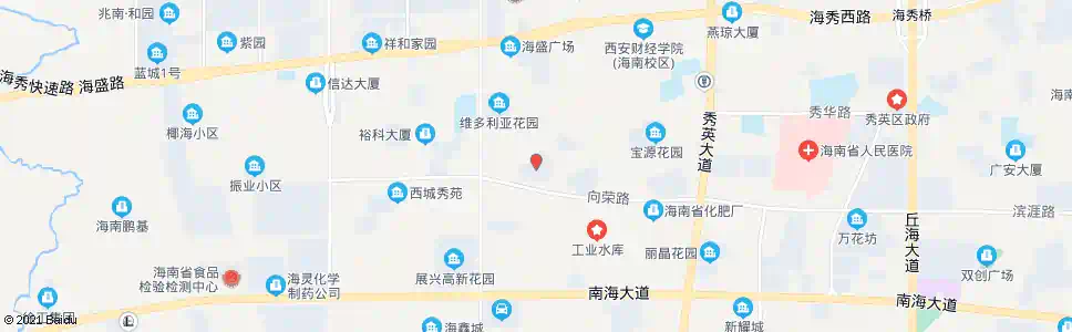 海口福秀小区_公交站地图_海口公交_妙搜公交查询2025