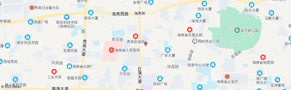 海口海瑞墓_公交站地图_海口公交_妙搜公交查询2025