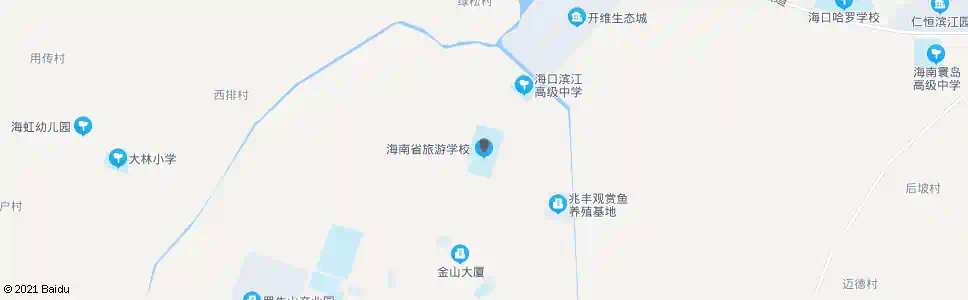 海口旅游学校_公交站地图_海口公交_妙搜公交查询2025