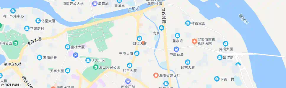 海口华山大厦_公交站地图_海口公交_妙搜公交查询2025