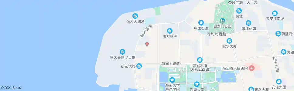 海口万兴路_公交站地图_海口公交_妙搜公交查询2025