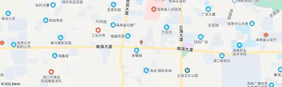 海口美德路口_公交站地图_海口公交_妙搜公交查询2025