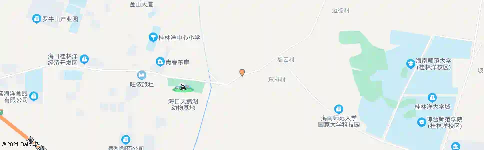 海口演村_公交站地图_海口公交_妙搜公交查询2025