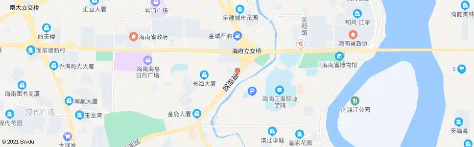 海口下洋坡_公交站地图_海口公交_妙搜公交查询2025