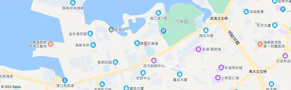 海口民声东路_公交站地图_海口公交_妙搜公交查询2025