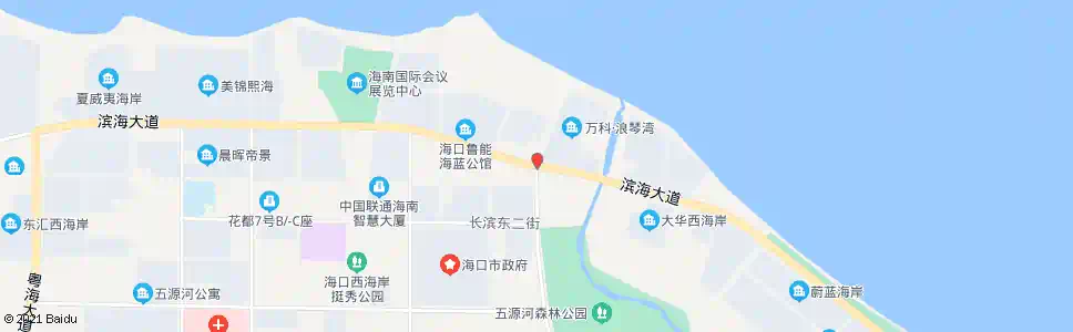 海口浪琴湾_公交站地图_海口公交_妙搜公交查询2025