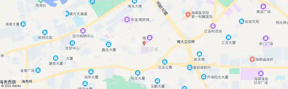 海口嘉华铭都_公交站地图_海口公交_妙搜公交查询2025