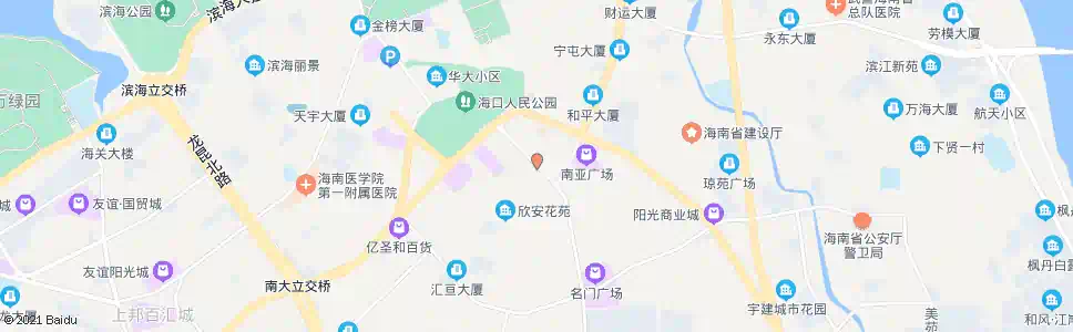 海口龙舌坡路口_公交站地图_海口公交_妙搜公交查询2025